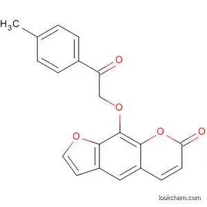 Molecular Structure of 144217-69-6 (7H-Furo[3,2-g][1]benzopyran-7-one,
9-[2-(4-methylphenyl)-2-oxoethoxy]-)