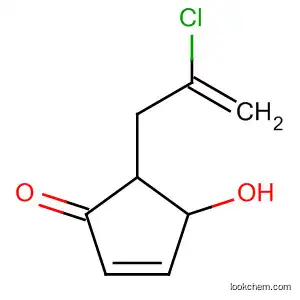 Molecular Structure of 144269-08-9 (2-Cyclopenten-1-one, 5-(2-chloro-2-propenyl)-4-hydroxy-)