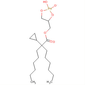Cyclopropaneoctanoic acid, 2-hexyl-, (2-hydroxy-2-oxido-1,3,2-dioxaphospholan-4-yl)methyl ester