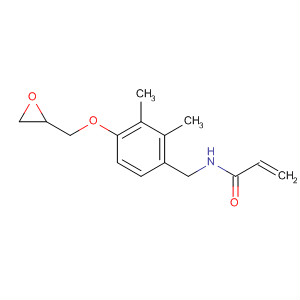 Molecular Structure of 144280-15-9 (2-Propenamide, N-[[2,3-dimethyl-4-(oxiranylmethoxy)phenyl]methyl]-)