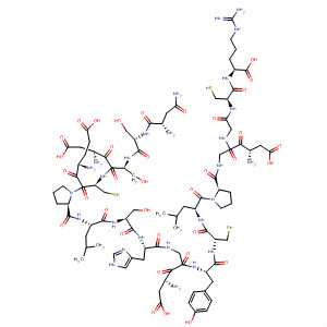 Molecular Structure of 144285-15-4 (L-Arginine,
L-asparaginyl-L-seryl-L-a-aspartyl-L-seryl-L-a-glutamyl-L-cysteinyl-L-prolyl
-L-leucyl-L-seryl-L-histidyl-L-a-aspartylglycyl-L-tyrosyl-L-cysteinyl-L-leucyl-L
-prolyl-L-a-aspartylglycylglycyl-L-cysteinyl-)