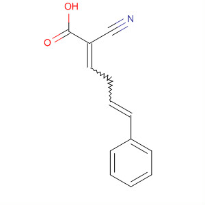 Molecular Structure of 144285-24-5 (2,5-Hexadienoic acid, 2-cyano-6-phenyl-)