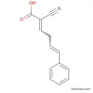 Molecular Structure of 144285-24-5 (2,5-Hexadienoic acid, 2-cyano-6-phenyl-)