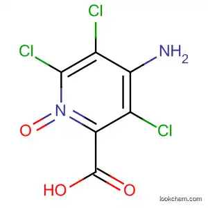 Molecular Structure of 144285-57-4 (2-Pyridinecarboxylic acid, 4-amino-3,5,6-trichloro-, 1-oxide)