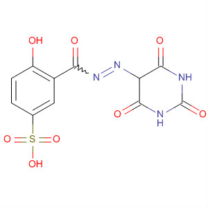 Benzenesulfonic acid, 3-[[(hexahydro-2,4,6-trioxo-5-pyrimidinyl)azo]carbonyl]-4-hydroxy-
