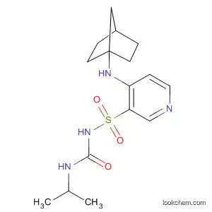 Molecular Structure of 144313-64-4 (3-Pyridinesulfonamide,
4-(bicyclo[2.2.1]hept-1-ylamino)-N-[[(1-methylethyl)amino]carbonyl]-)