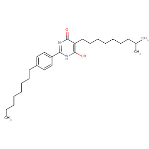 Molecular Structure of 144314-75-0 (4(1H)-Pyrimidinone, 6-hydroxy-5-(8-methylnonyl)-2-(4-octylphenyl)-)