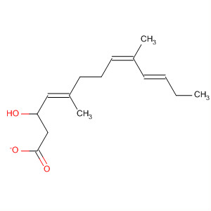 Molecular Structure of 144314-90-9 (2,6,8-Undecatrien-1-ol, 3,7-dimethyl-, acetate, (E,Z,E)-)