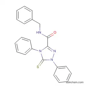 Molecular Structure of 144382-28-5 (1H-1,2,4-Triazole-3-carboxamide,
4,5-dihydro-1,4-diphenyl-N-(phenylmethyl)-5-thioxo-)