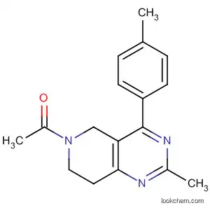Molecular Structure of 144507-28-8 (Pyrido[4,3-d]pyrimidine,
6-acetyl-5,6,7,8-tetrahydro-2-methyl-4-(4-methylphenyl)-)
