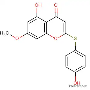 4H-1-Benzopyran-4-one,
5-hydroxy-2-[(4-hydroxyphenyl)thio]-7-methoxy-