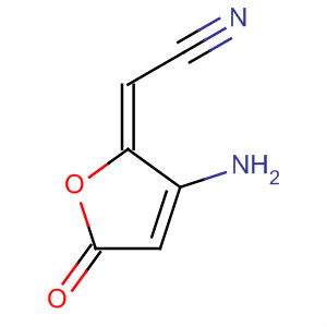 Molecular Structure of 19459-07-5 (Acetonitrile, (3-amino-5-oxo-2(5H)-furanylidene)-, (E)-)