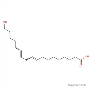 Molecular Structure of 20477-90-1 (9,12-Octadecadienoic acid, 18-hydroxy-)