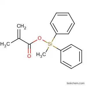 Molecular Structure of 47031-70-9 (2-Propenoic acid, 2-methyl-, methyldiphenylsilyl ester)