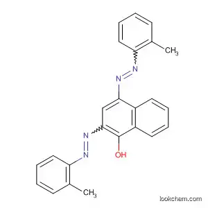 Molecular Structure of 5098-95-3 (1-Naphthalenol, 2,4-bis[(2-methylphenyl)azo]-)