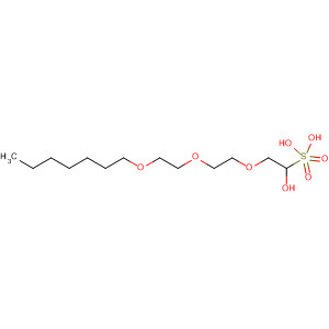 Ethanol, 2-[2-[2-(heptyloxy)ethoxy]ethoxy]-, hydrogen sulfate, sodium  salt
