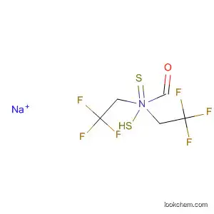 Molecular Structure of 68134-71-4 (Carbamodithioic acid, bis(2,2,2-trifluoroethyl)-, sodium salt)