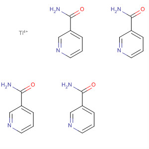 Molecular Structure of 69858-59-9 (3-Pyridinecarboxamide, titanium(4+) salt (4:1))