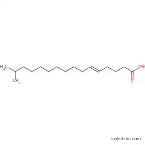 Molecular Structure of 77900-90-4 (5-Hexadecenoic acid, 15-methyl-, (E)-)