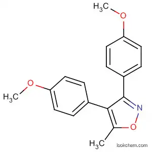 Molecular Structure of 78967-05-2 (Isoxazole, 3,4-bis(4-methoxyphenyl)-5-methyl-)
