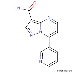 Molecular Structure of 79571-36-1 (Pyrazolo[1,5-a]pyrimidine-3-carboxamide, 7-(3-pyridinyl)-)
