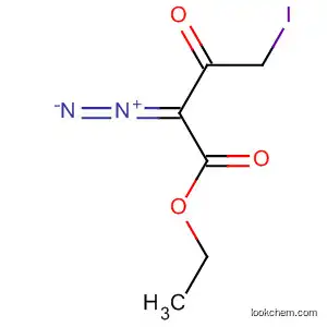 Molecular Structure of 81260-19-7 (Butanoic acid, 2-diazo-4-iodo-3-oxo-, ethyl ester)