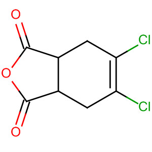 Molecular Structure of 89894-51-9 (1,3-Isobenzofurandione, 5,6-dichloro-3a,4,7,7a-tetrahydro-)