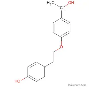 Molecular Structure of 109720-07-2 (Ethyl, 1-hydroxy-1-[4-[2-(4-oxyphenyl)ethoxy]phenyl]-)