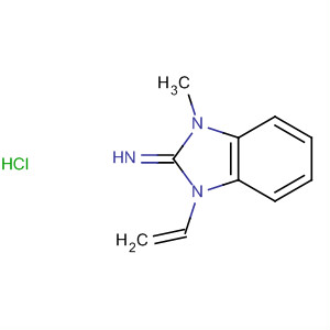 Molecular Structure of 109753-56-2 (2H-Benzimidazol-2-imine, 1-ethenyl-1,3-dihydro-3-methyl-,
monohydrochloride)