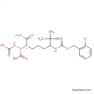 Molecular Structure of 110500-87-3 (Carbamic acid,
[1-(aminocarbonyl)-5-[[[(2-chlorophenyl)methoxy]carbonyl]amino]pentyl]-
, 1,1-dimethylethyl ester, (S)-)