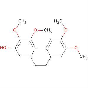 Molecular Structure of 116963-91-8 (2-Phenanthrenol, 9,10-dihydro-3,4,6,7-tetramethoxy-)