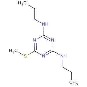 Molecular Structure of 119339-54-7 (1,3,5-Triazine-2,4-diamine, 6-(methylthio)-N,N'-dipropyl-)
