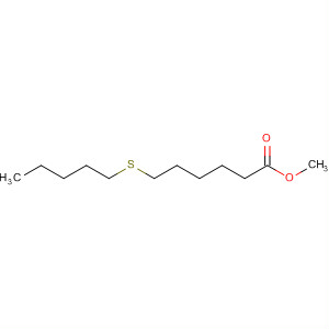 Molecular Structure of 127705-19-5 (Hexanoic acid, 6-(pentylthio)-, methyl ester)