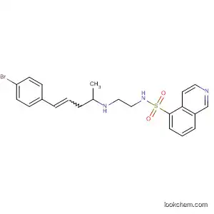 Molecular Structure of 129047-03-6 (5-Isoquinolinesulfonamide,
N-[2-[[3-(4-bromophenyl)-2-propenyl]ethylamino]ethyl]-)