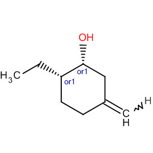 Molecular Structure of 130762-95-7 (Cyclohexanol, 2-ethyl-5-methylene-, cis-)