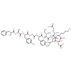 Molecular Structure of 133732-45-3 (L-Lysine,
L-phenylalanyl-L-alanyl-L-tyrosylglycyl-L-tyrosyl-L-isoleucyl-L-a-glutamyl-L-
a-aspartyl-L-leucyl-)