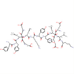 Molecular Structure of 133761-87-2 (L-Lysine,
L-tyrosyl-L-tyrosyl-L-a-glutamyl-L-a-glutamyl-L-leucyl-L-leucyl-L-lysyl-L-tyros
yl-L-tyrosyl-L-a-glutamyl-L-a-glutamyl-L-leucyl-L-leucyl-)