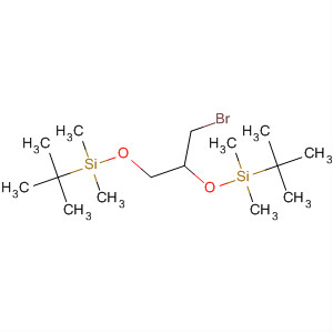 Molecular Structure of 133866-72-5 (4,7-Dioxa-3,8-disiladecane,
5-(bromomethyl)-2,2,3,3,8,8,9,9-octamethyl-)