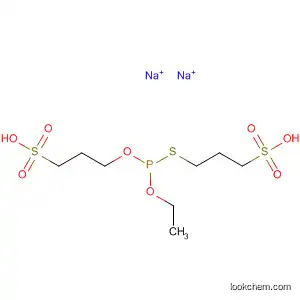 Molecular Structure of 142768-83-0 (1-Propanesulfonic acid, 3-[[ethoxy(3-sulfopropoxy)phosphinyl]thio]-,
disodium salt)
