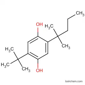 Molecular Structure of 145426-65-9 (1,4-Benzenediol, 2-(1,1-dimethylethyl)-5-tert-hexyl-)