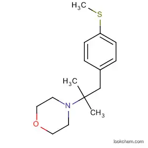 Molecular Structure of 146441-08-9 (Morpholine, 4-[1,1-dimethyl-2-[4-(methylthio)phenyl]ethyl]-)