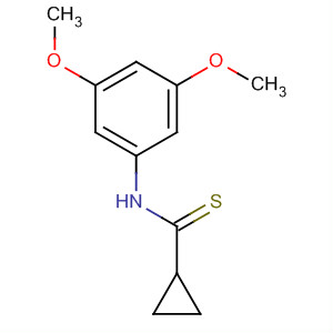 Molecular Structure of 149601-49-0 (Cyclopropanecarbothioamide, N-(3,5-dimethoxyphenyl)-)