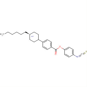 Molecular Structure of 151103-65-0 (Benzoic acid, 4-(trans-4-hexylcyclohexyl)-, 4-isothiocyanatophenyl ester)