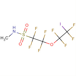 Molecular Structure of 151202-11-8 (Ethanesulfonamide,
1,1,2,2-tetrafluoro-N-methyl-2-(1,1,2,2-tetrafluoro-2-iodoethoxy)-)