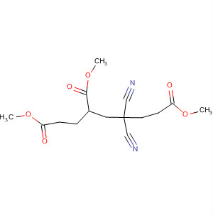 Molecular Structure of 151585-46-5 (1,3,7-Heptanetricarboxylic acid, 5,5-dicyano-, trimethyl ester)