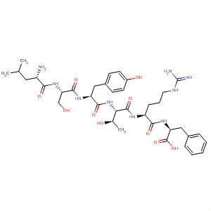 Molecular Structure of 151655-90-2 (L-Phenylalanine, L-leucyl-L-seryl-L-tyrosyl-L-threonyl-L-arginyl-)