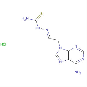 Molecular Structure of 151691-90-6 (Hydrazinecarbothioamide, 2-[2-(6-amino-9H-purin-9-yl)ethylidene]-,
monohydrochloride)