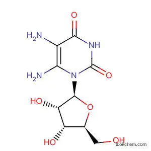 Molecular Structure of 15486-22-3 (Uridine, 5,6-diamino-)