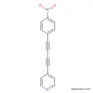 Molecular Structure of 155049-67-5 (Pyridine, 4-[4-(4-nitrophenyl)-1,3-butadiynyl]-)