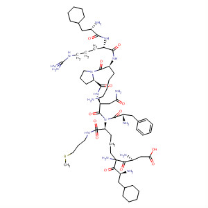 L-Lysinamide, N-[3-(methylthio)propyl]-L-phenylalanyl-3-cyclohexyl-L-alanyl-3-cyclohexyl -L-alanyl-L-arginyl-L-lysyl-L-prolyl-L-asparaginyl-L-a-aspartyl-